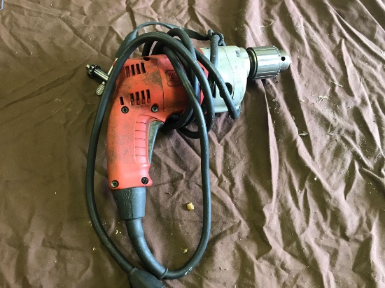 Electric Milwaukee Drill, powers on