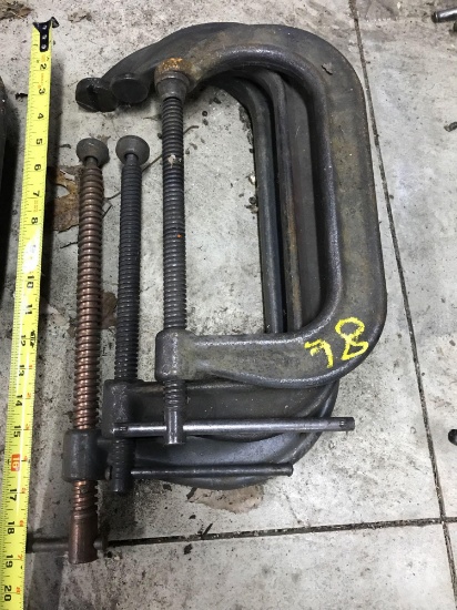 Lot of C-Clamps, all selling one money