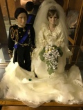 Prince Charles and Princess Diana Doll Set of their Wedding Day