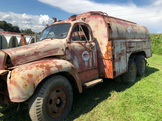 1958 Vintage Mack B-61S Model Oil & Gas Transport Truck