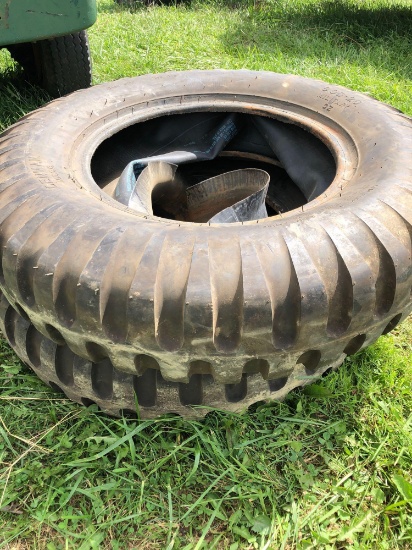 Good pair of Like New Military Tube Type Tire?s 9.00 - 20