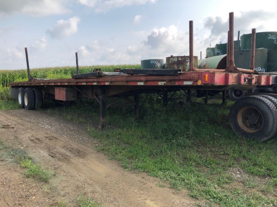 1988 Fruehauf 45 ft Tandem Flatbed Trailer