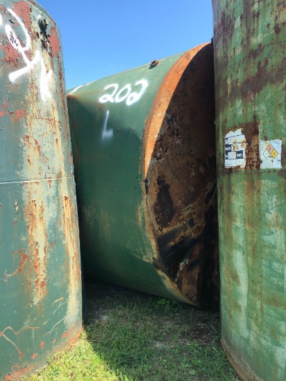 100 barrel holding tank.