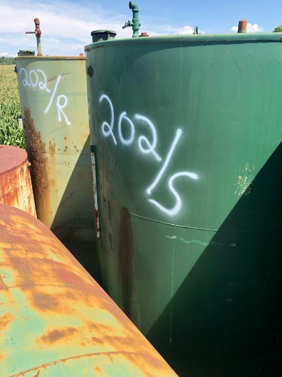 Choice holding tanks, 150 barrel tank