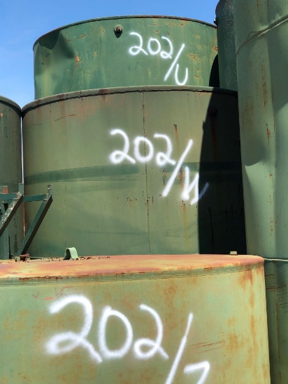 Choice holding tanks, 150 barrel holding tank