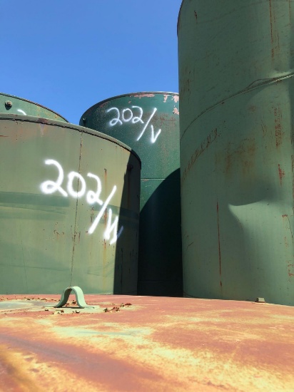 Choice holding tanks, 150 barrel holding tank