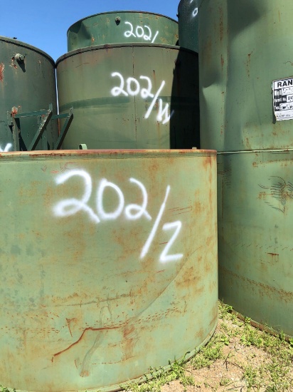Choice holding tanks, 100 barrel tank