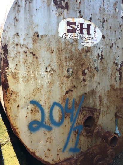 Choice of 300 barrel frac tanks (Group #204)