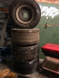 Lot of 4 Club Car tires