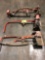 1 lot of (3) Stihl cut off saw walk behind stands