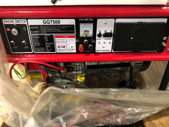NEW Genitron GG7500 watt generator