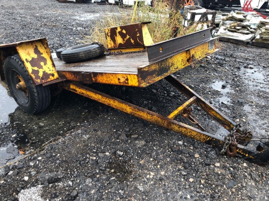 Eager Beaver 5000 lb cap tilt bed trailer