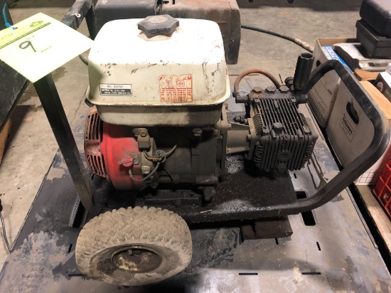 Honda 13 hp power washer & Honda portable concrete vibrator