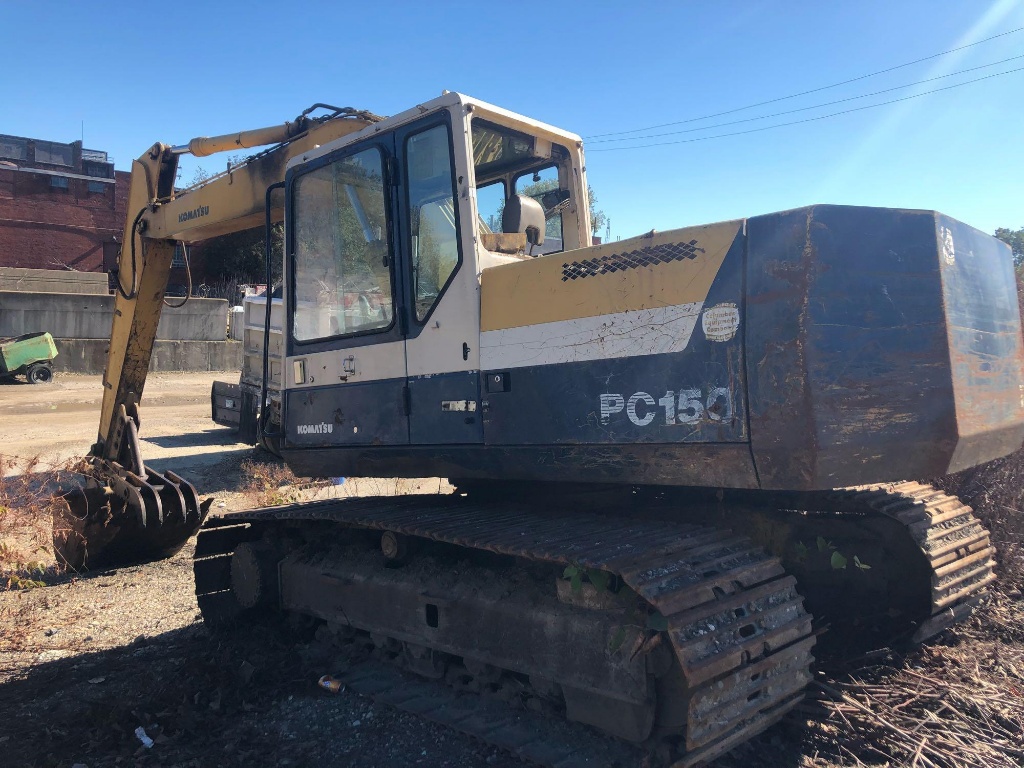 Komatsu Pc150 5 Excavator Heavy Construction Equipment Excavators Hydraulic Excavators Online Auctions Proxibid