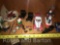 Various Knick Knack items, Santa, Snoopy and more