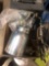 Lot of (2) spray paint guns and paint strainers