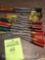 1 lot of approx 23 various screwdrivers