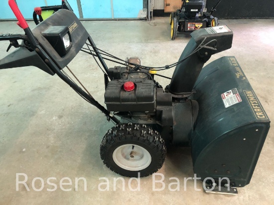 Craftsman 9 hp, 28 in Self Propelled Snow Thrower