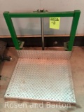 Transport tray for back yard work.