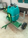 Pull behind sprayer unit.