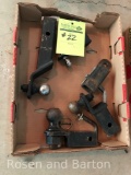 1 lot of various hitches and pins for JD