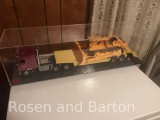 Semi Truck and Equipment Trailer, with older Dozer model