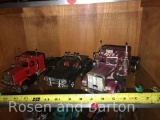 3- Model Kits, glued together and displayed