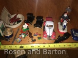 Various Knick Knack items, Santa, Snoopy and more