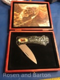Folding Train Display Knife with box