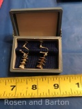 Set of Japanese Earrings, marked silver on bottom
