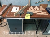 Homemade table saw table