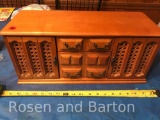 Wooden Jewelry Box, approx 20 inches long