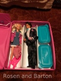 Barbie and Ken set, both have stamps from the 60's, see pics