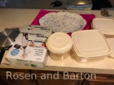 Hand Mixer, Storage containers, and double sided pan