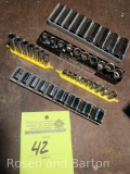 1 lot of various metric sockets.