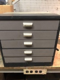 5 drawer hardware organizer w/ contents. See pics