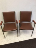 2 office armchairs