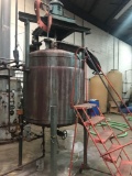 Large Industrial Mixing Tank, with electric motor on top