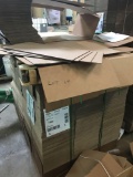 Pallet of 1500 count cardboard inserts, 12 x 25 inches