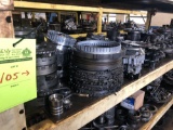 Shelf load of transmission parts