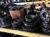 Shelf load of transmission parts