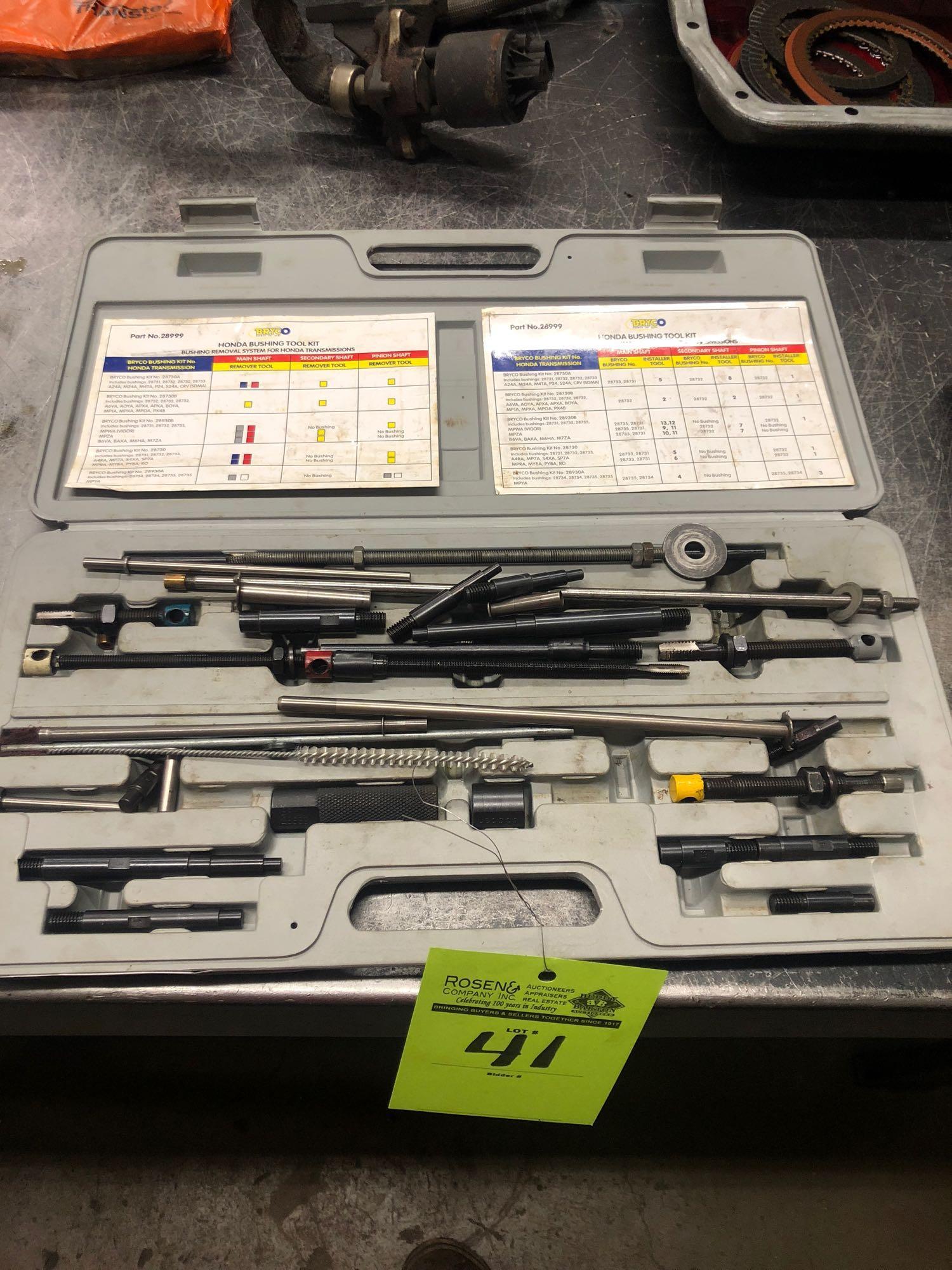 Bryco Honda Bushing Tool Kit 28999 Proxibid