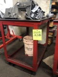 Large Steel Rolling Builders Drain Table on Casters