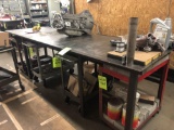 10 ft x 3 ft welding table.