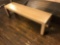 (1) Hand Crafted Wood Bench approx 5ft