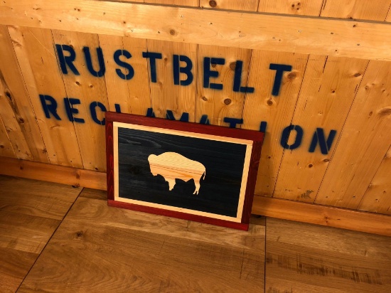 American Buffalo Wooden Sign