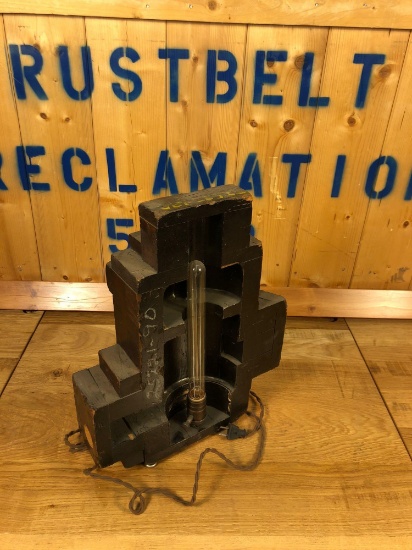 Vintage Industrial Salvaged Lamp Fixture