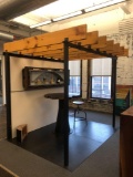 4 Post Steel Pergola Trade Show Display Unit