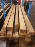 Group Lot of (25) Approx 100 yr old Cleveland Salt Mine (Rare Azobe Lumber) Beams