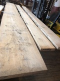 Group lot of (3) Live Edge Slabs